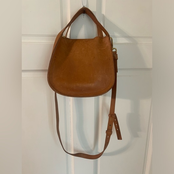 Madewell Bags Madewell Sydney Tan Leather Crossbody Poshmark